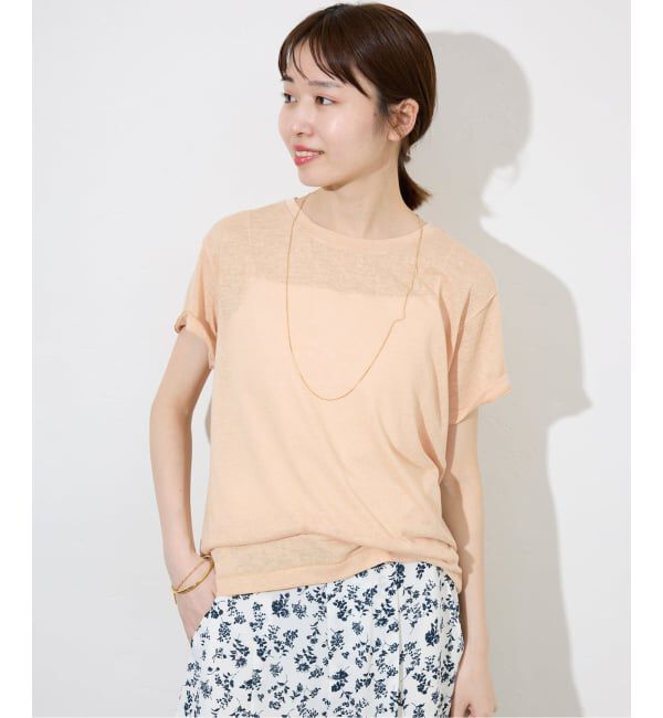SLOBE IENA「《追加》スラブ5分袖TEE」|Tシャツ・カットソー|
