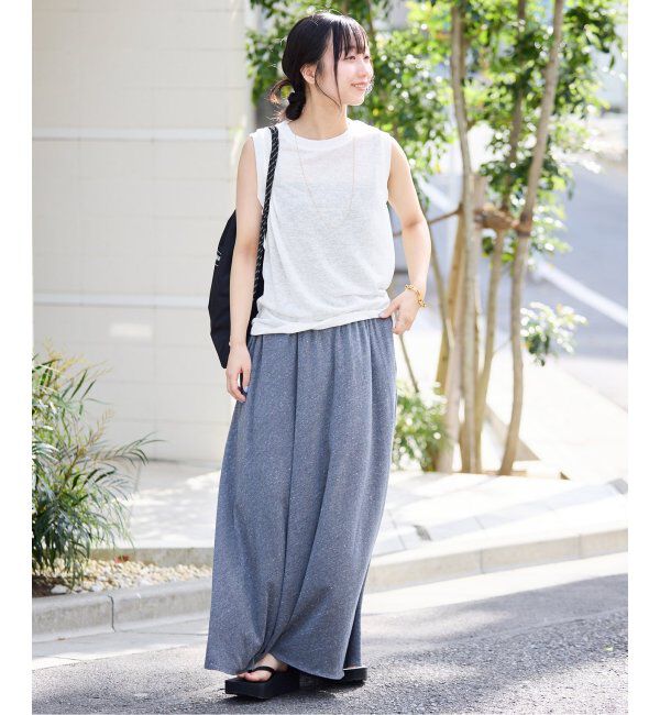 SLOBE IENA「《追加》スラブ天竺ノースリーブTEE」|Tシャツ・カットソー|