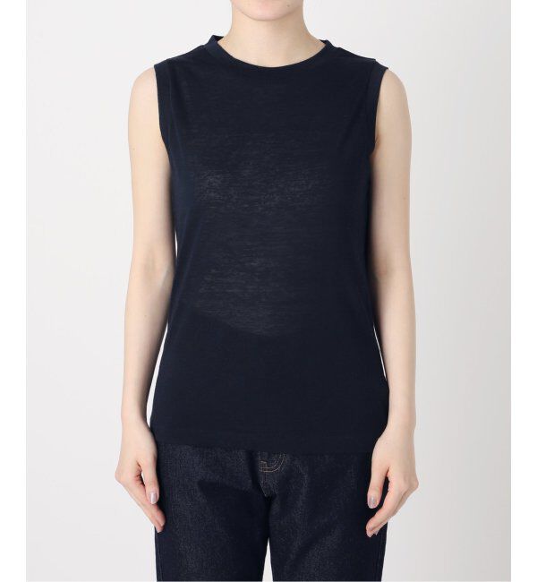 SLOBE IENA「《追加》スラブ天竺ノースリーブTEE」|Tシャツ・カットソー|