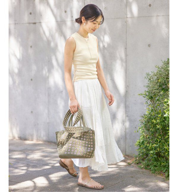 IENA「FLORE FLORE/フローレフローレ ESME TANK タンクトップ」|タンクトップ|