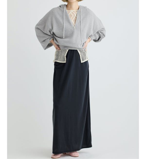IENA LA BOUCLE「IENA LA BOUCLE ピグメントバイオジップパーカー」|パーカー|