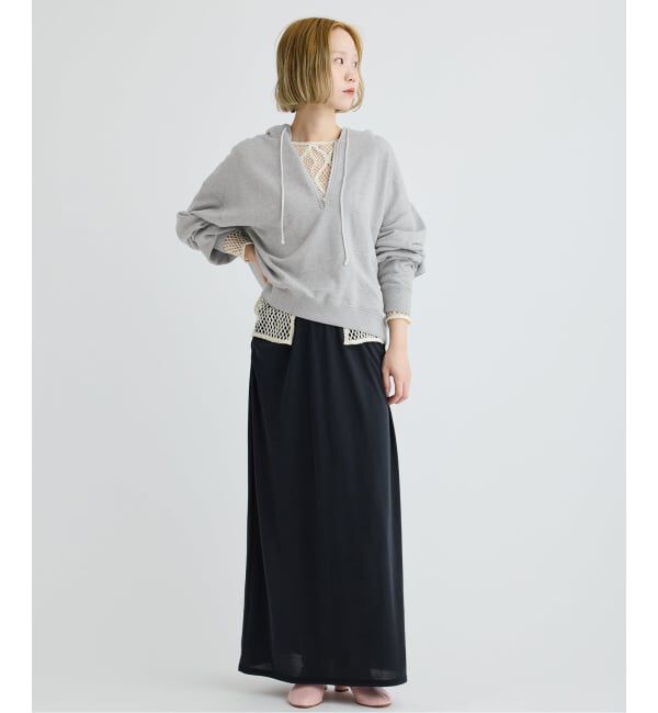 IENA LA BOUCLE「IENA LA BOUCLE ピグメントバイオジップパーカー」|パーカー|
