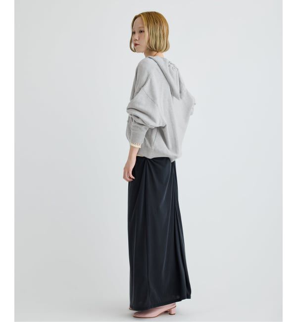 IENA LA BOUCLE「IENA LA BOUCLE ピグメントバイオジップパーカー」|パーカー|