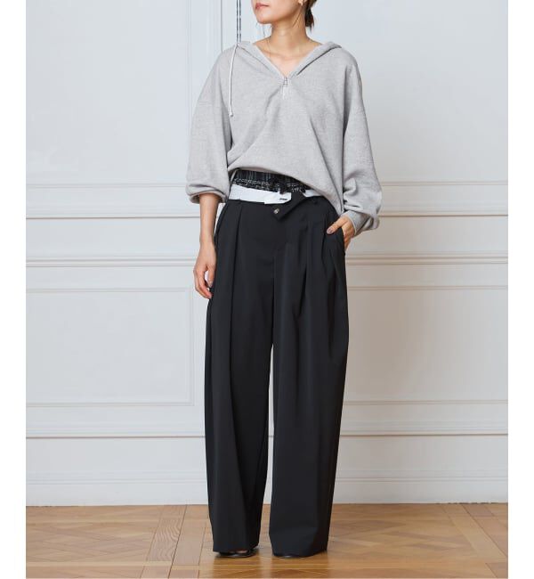IENA LA BOUCLE「IENA LA BOUCLE ピグメントバイオジップパーカー」|パーカー|