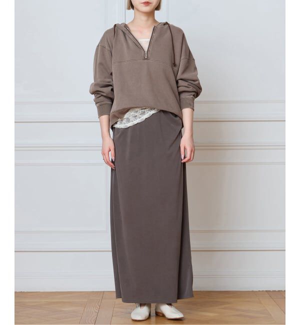IENA LA BOUCLE「IENA LA BOUCLE ピグメントバイオジップパーカー」|パーカー|
