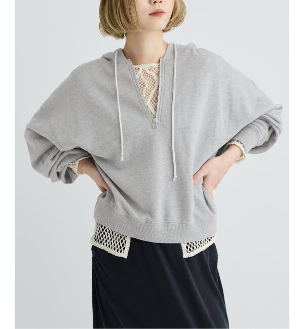 IENA LA BOUCLE「IENA LA BOUCLE ピグメントバイオジップパーカー」|パーカー|