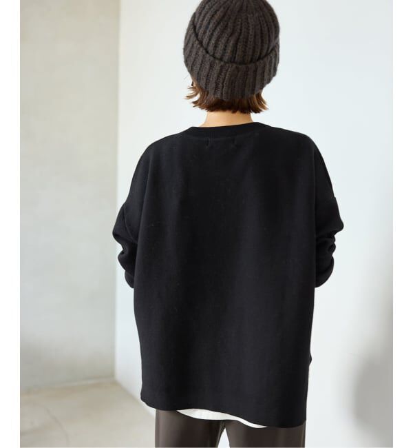 SLOBE IENA「《WEB限定カラーあり/シリーズあり/追加》コットンダブルフェイスプルオーバー」|ニット・セーター|