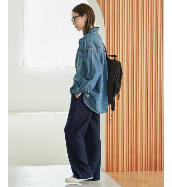 SLOBE IENA「《WEB限定/シリーズあり/予約》ウォッシャブルスムースニットパンツ」|その他|