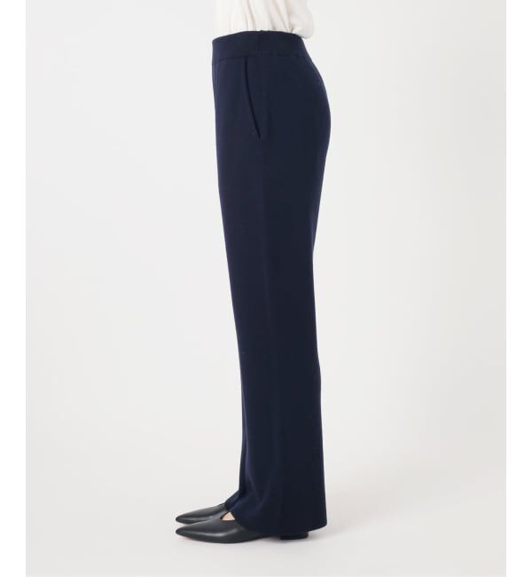 SLOBE IENA「《WEB限定/シリーズあり/予約》ウォッシャブルスムースニットパンツ」|その他|
