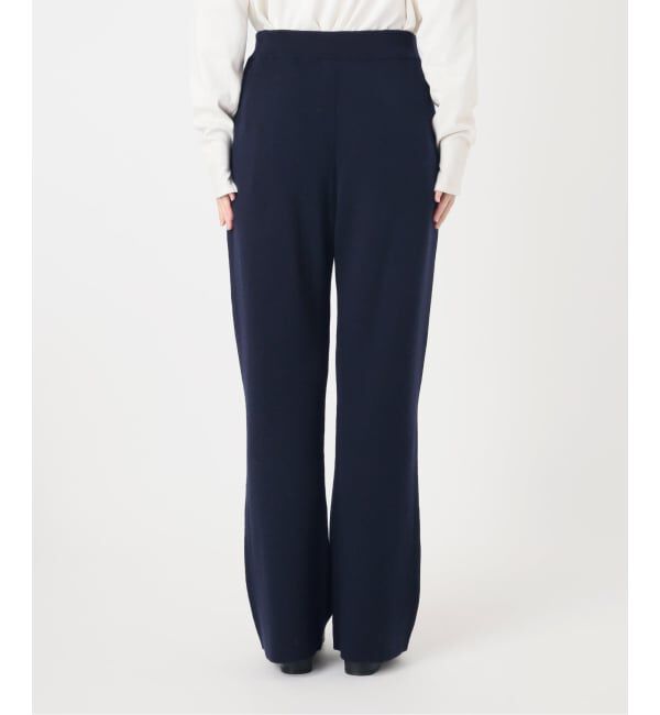SLOBE IENA「《WEB限定/シリーズあり/予約》ウォッシャブルスムースニットパンツ」|その他|