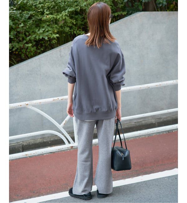 SLOBE IENA「《WEB限定/シリーズあり/予約》ウォッシャブルスムースニットパンツ」|その他|