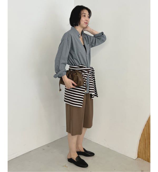 SLOBE IENA「《追加5》SLOBE 3WAY スムース巾着バッグ」|その他|