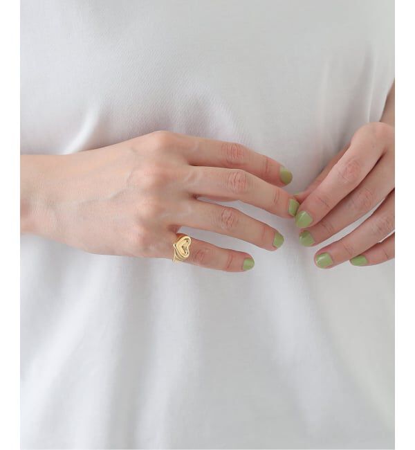 IENA LA BOUCLE「FIVE EIGHTHS ファイブエイス Happiness Ring small ゴールド RI-25086」|リング|