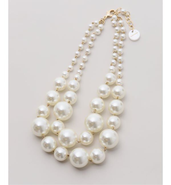 VERMEIL par iena「《追加予約》FRANCINE BRAMLI フランシーヌ ブラムリ パールネックレス ダブル」|ネックレス|