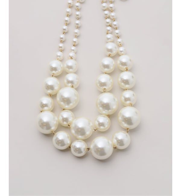 VERMEIL par iena「《追加予約》FRANCINE BRAMLI フランシーヌ ブラムリ パールネックレス ダブル」|ネックレス|