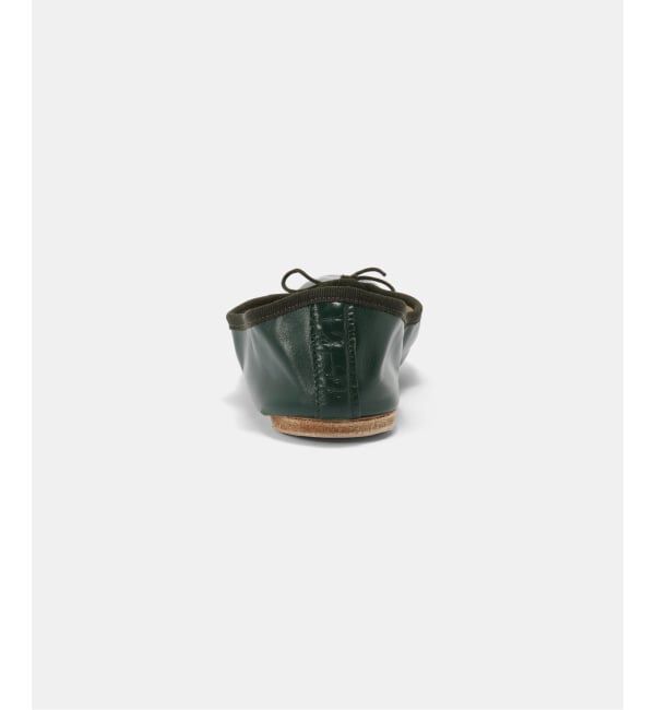 IENA「PORSELLI/ポルセリ DARK GREEN バレエシューズ」|バレエシューズ|