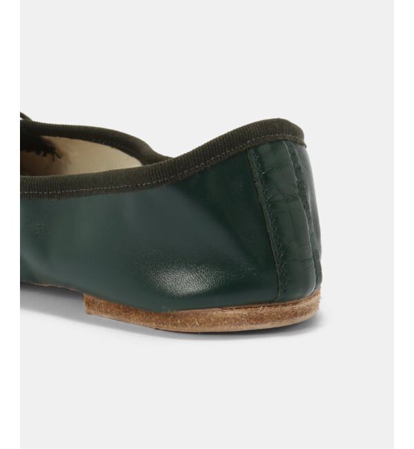 IENA「PORSELLI/ポルセリ DARK GREEN バレエシューズ」|バレエシューズ|