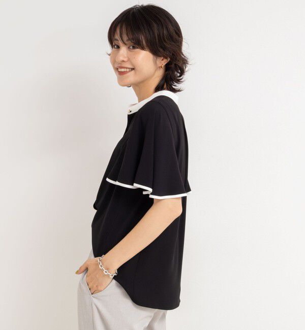 NOLLEY'S sophi「バックサテンフレアスリーブブラウス」|シャツ・ブラウス|