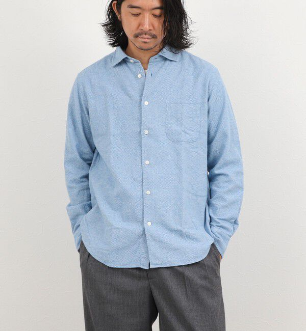 NOLLEY'S goodman「COTOLINO ドビーワイドカラーシャツ 26AW」|シャツ・ブラウス|