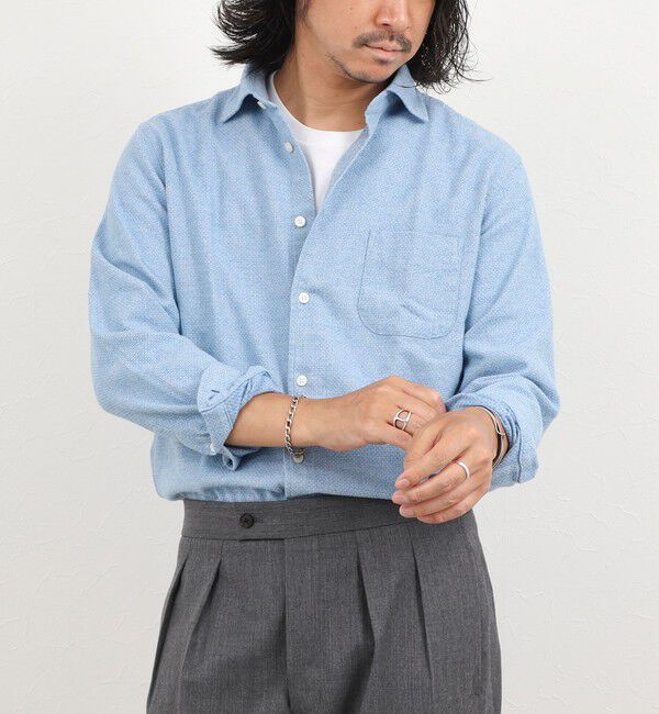 NOLLEY'S goodman「COTOLINO ドビーワイドカラーシャツ 26AW」|シャツ・ブラウス|