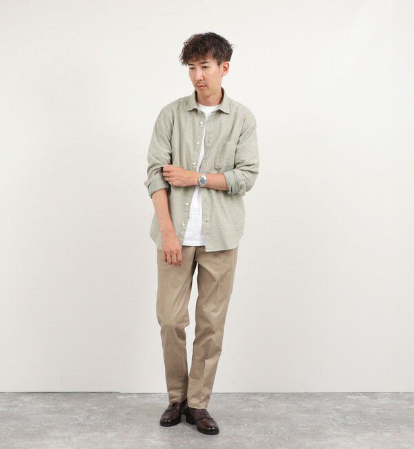 NOLLEY'S goodman「COTOLINO ドビーワイドカラーシャツ 26AW」|シャツ・ブラウス|
