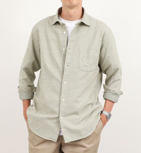 NOLLEY'S goodman「COTOLINO ドビーワイドカラーシャツ 26AW」|シャツ・ブラウス|