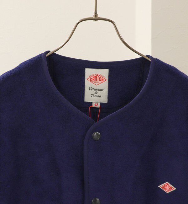 NOLLEY'S goodman「【DANTON/ダントン】FLEECE COLLARLESS JACKET（JD-8939）26AW」|ブルゾン・スタジャン|