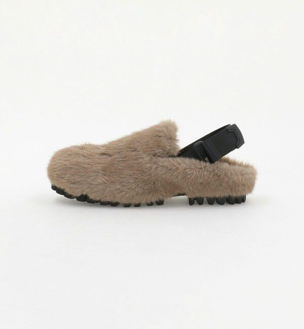 ODETTE E ODILE「＜SY＞ ラウンドクロッグ バックベルト フラット15&uarr;」|スリッポン|BEIGE