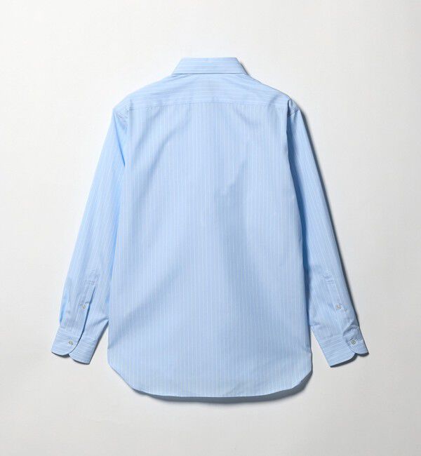 UNITED ARROWS「イージーケア AG ブルーストライプ タブカラー シャツ ー抗菌防臭ー」|シャツ・ブラウス|