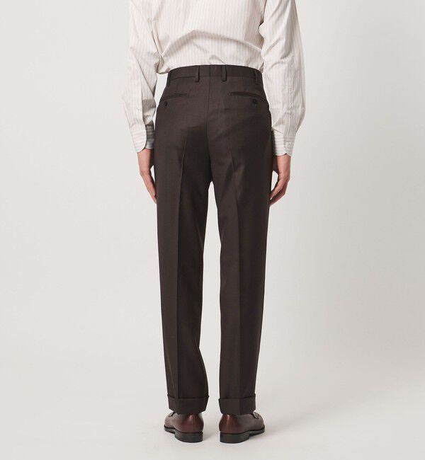 UNITED ARROWS「ブラウン シャークスキン ダブル 6ボタン スーツ MCーMODEL ヨコストレッチ」|スーツ|