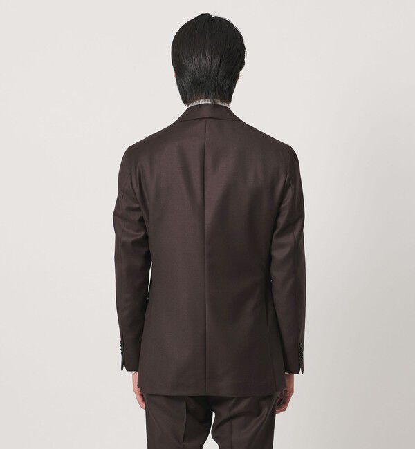 UNITED ARROWS「ブラウン シャークスキン ダブル 6ボタン スーツ MCーMODEL ヨコストレッチ」|スーツ|