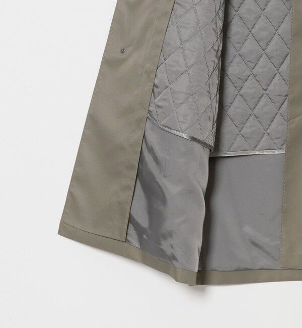 UNITED ARROWS「コットン/ポリエステル ギャバジン ステンカラーコート 撥水」|ステンカラーコート|