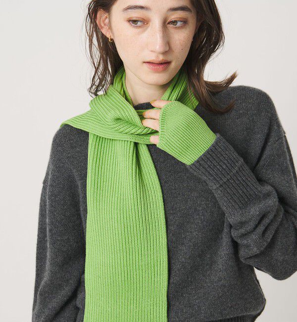 UNITED ARROWS「【別注】＜BATONER＞ソリッド マフラー」|マフラー|