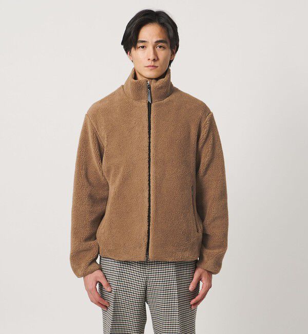 UNITED ARROWS「アーバン ボアパイル ジップブルゾン」|その他|