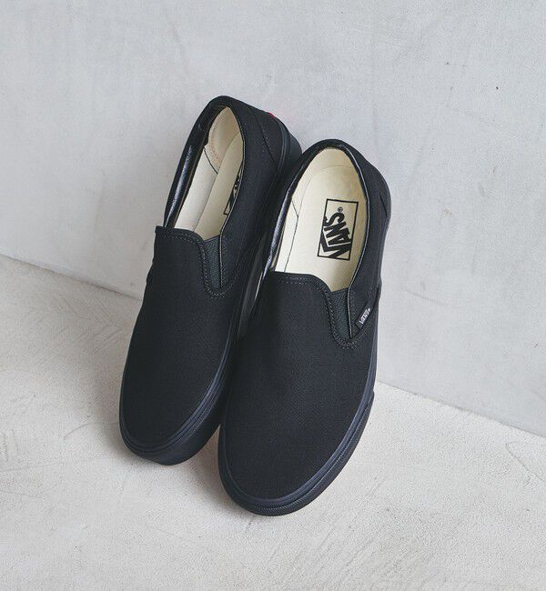 UNITED ARROWS green label relaxing「＜VANS＞スリッポン スニーカー」|スニーカー|BLACK