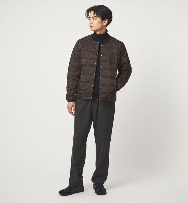 UNITED ARROWS green label relaxing「＜TAION＞クルーネック ボタン ダウンジャケット」|ダウン|