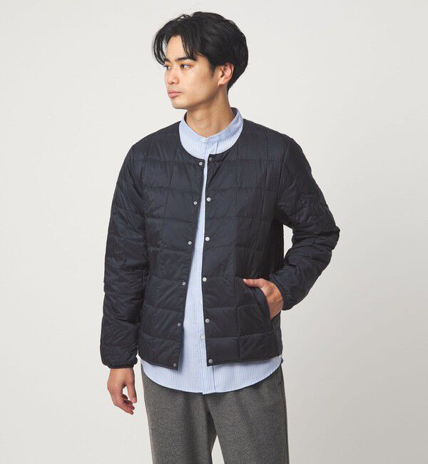 UNITED ARROWS green label relaxing「＜TAION＞クルーネック ボタン ダウンジャケット」|ダウン|