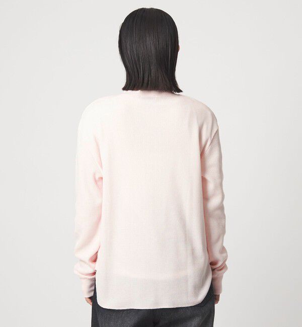 UNITED ARROWS green label relaxing「【WEB限定】＜at ease＞ワッフル ヘンリーネック ロングスリーブ カットソー」|Tシャツ・カットソー|