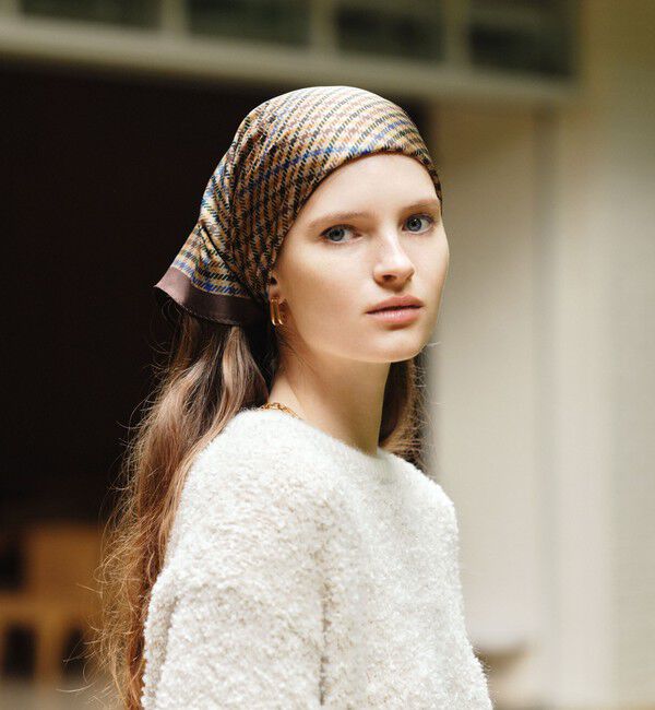 UNITED ARROWS green label relaxing「【別注】＜Feuille de Cocoon＞スカーフ」|バンダナ・スカーフ|