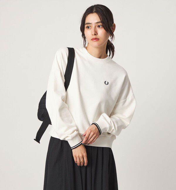 UNITED ARROWS green label relaxing「【WEB限定】＜FRED PERRY＞クルーネック ショート スウェット」|スウェット・ジャージ|