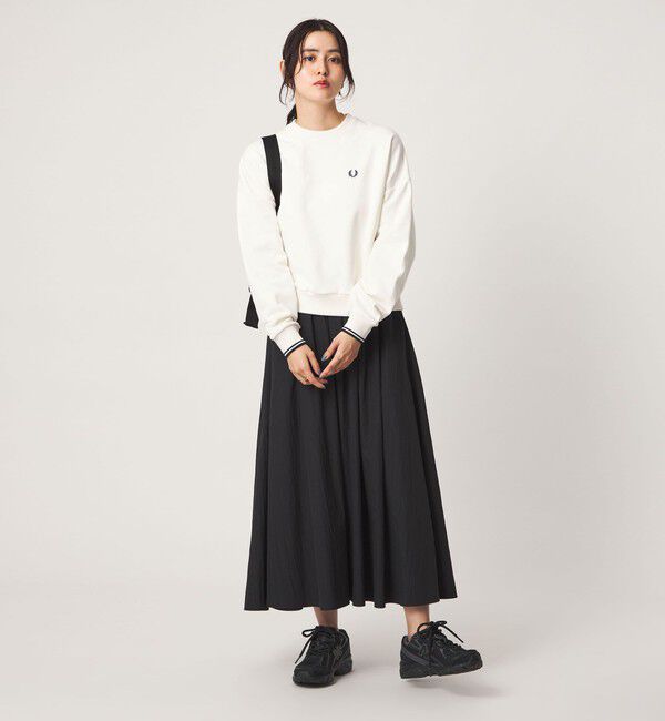 UNITED ARROWS green label relaxing「【WEB限定】＜FRED PERRY＞クルーネック ショート スウェット」|スウェット・ジャージ|