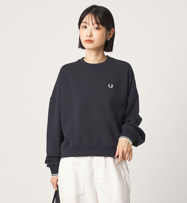 UNITED ARROWS green label relaxing「【WEB限定】＜FRED PERRY＞クルーネック ショート スウェット」|スウェット・ジャージ|
