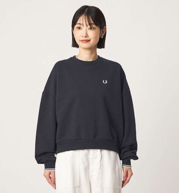 UNITED ARROWS green label relaxing「【WEB限定】＜FRED PERRY＞クルーネック ショート スウェット」|スウェット・ジャージ|