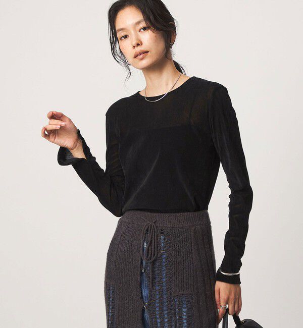 UNITED ARROWS green label relaxing「シアーフロッキー ロングスリーブ プルオーバー」|Tシャツ・カットソー|