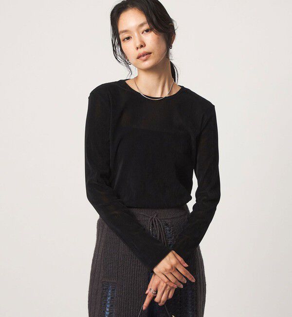 UNITED ARROWS green label relaxing「シアーフロッキー ロングスリーブ プルオーバー」|Tシャツ・カットソー|