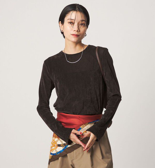 UNITED ARROWS green label relaxing「シアーフロッキー ロングスリーブ プルオーバー」|Tシャツ・カットソー|