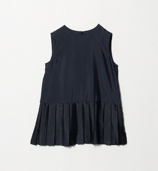 UNITED ARROWS green label relaxing「プリーツ ドッキング ノースリーブ ブラウス」|シャツ・ブラウス|