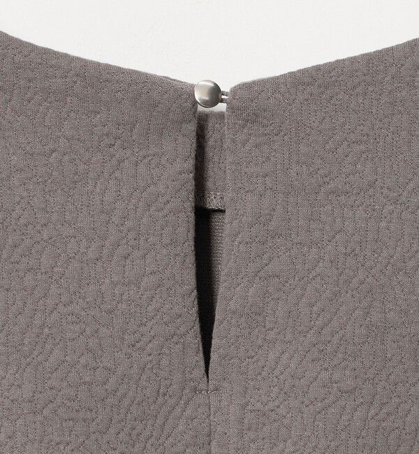 UNITED ARROWS green label relaxing「フクレ ジャガード フォルム カットソー」|Tシャツ・カットソー|