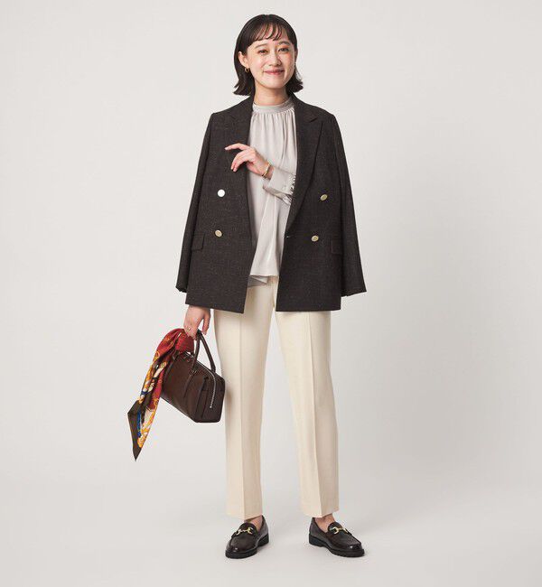 UNITED ARROWS green label relaxing「Daily Chic ウラキモウ ALLFIT テーパードパンツ」|スラックス|