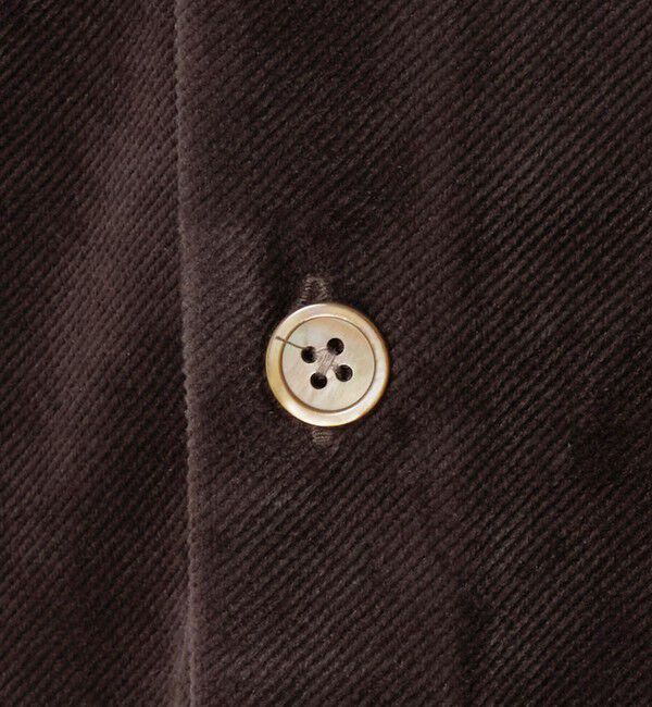 UNITED ARROWS green label relaxing「ポリエステル ベロア フラップ 2パッチポケット シャツ羽織り」|シャツ・ブラウス|